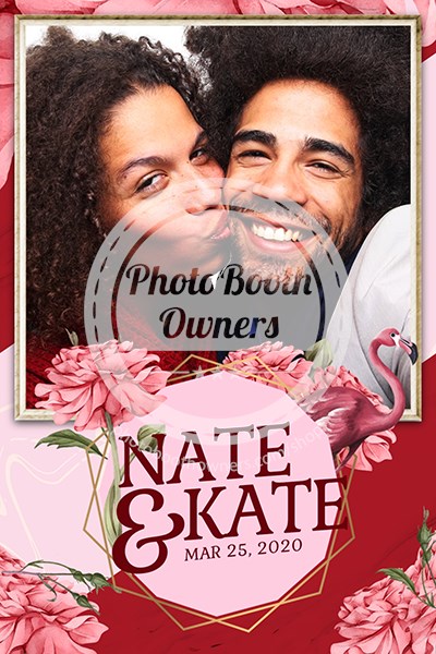 Cute Pinky Bloom Wedding Portrait (iPad)