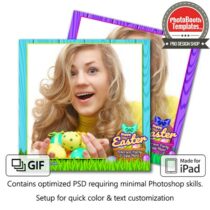 Easter Basket Celebration Square (iPad)