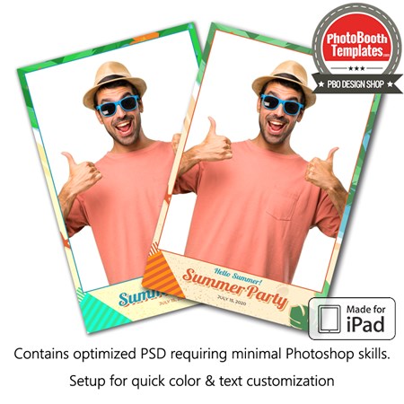 Summer Beach Celebration Portrait (iPad) 1 Summer Beach Celebration Portrait (iPad)