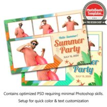 Summer Beach Celebration Postcard