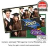 Graduation Glimmer Postcard (iPad)