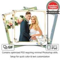 Exquisite Watercolor Floral Square (iPad)