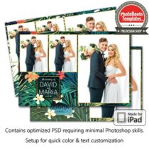 Tropical Celebration II Postcard (iPad)