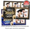 Graduation Balloon Letters Postcard