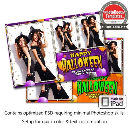 Halloween Party Postcard (iPad)