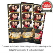 Mesmerizing Christmas Carols 3-up Strips