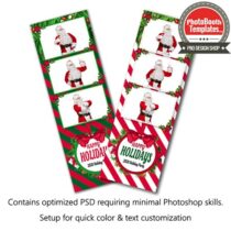 Holiday Stripes 3-up Strips