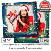 Christmas Tree Whimsy Square (iPad)