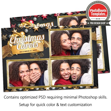 Mesmerizing Christmas Carols Postcard