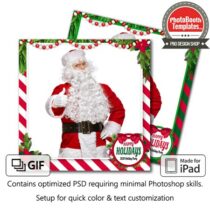 Holiday Stripes Square (iPad)