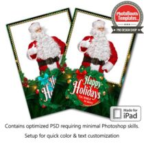 Festive Holiday Tree Portrait (iPad)