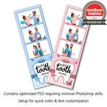 First Tooth Celebration 3-up Strips