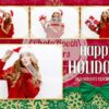 Seasonal Snowflake Celebration Postcard