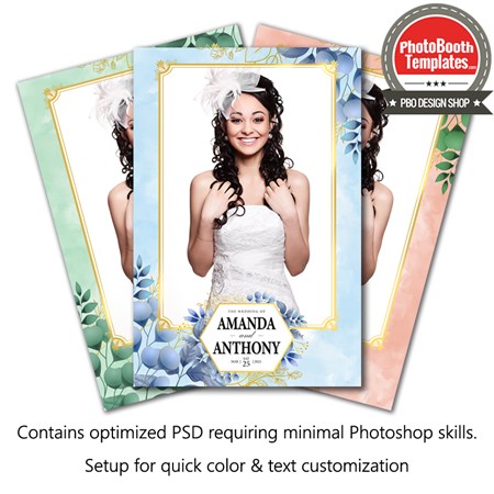 Beautiful Watercolor Floral Portrait 1 Beautiful Watercolor Floral Portrait
