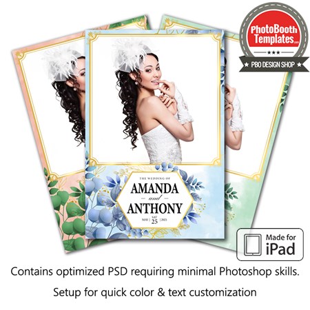 Beautiful Watercolor Floral Portrait (iPad) 1 Beautiful Watercolor Floral Portrait (iPad)