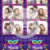 Mardi Gras Event 3-up Strips