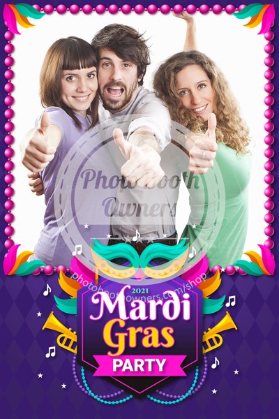 Mardi Gras Event Portrait (iPad)
