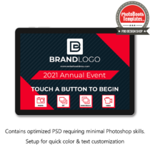 Corporate Sponsored Event PC Welcome Screen