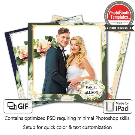 Floral Embellishment Square (iPad)