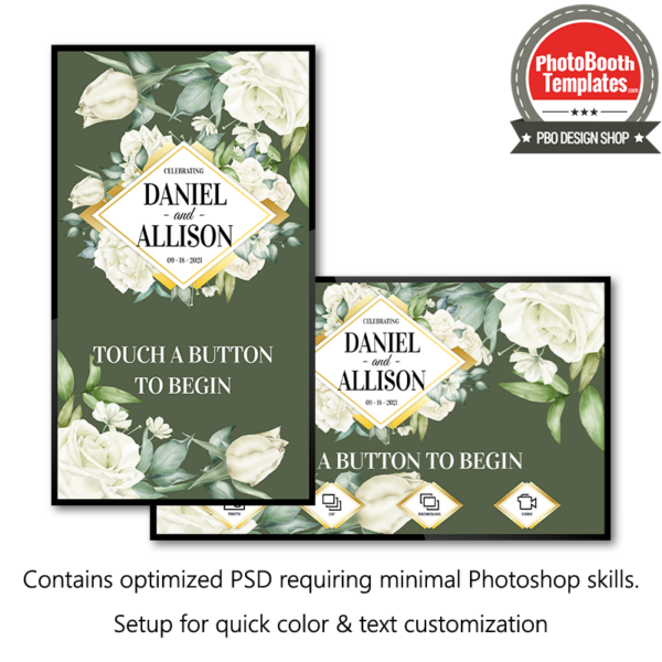 Floral Embellishment PC Welcome Screen