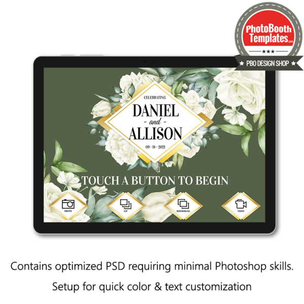 Floral Embellishment PC Welcome Screen