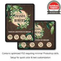 Rustic Outdoor iPad Welcome Screen