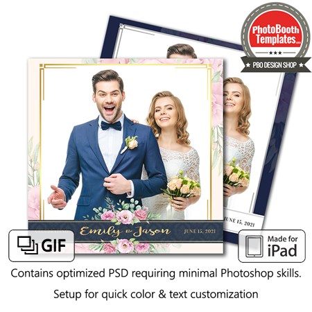 Elegant Floral Celebration Square (iPad)