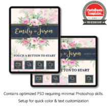 Elegant Floral Celebration iPad Welcome Screen