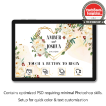 Geometric Floral Heart PC Welcome Screen