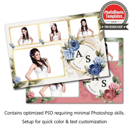Luxurious Watercolor Floral Postcard