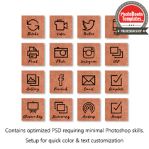 Sophisticated Joy Buttons Set