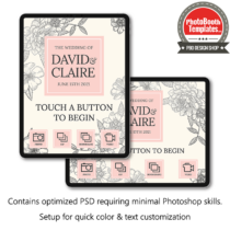 Floral Imprint iPad Screens