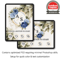 Luxurious Watercolor Floral iPad Screens
