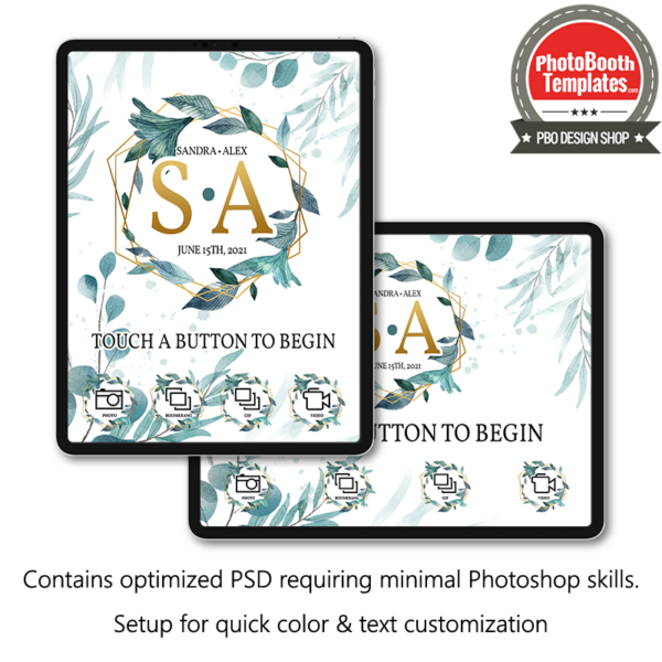 Romantic Leaflets iPad Screens