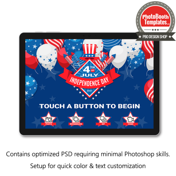 All American Spirit PC Welcome Screen