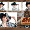 Wild Western Postcard