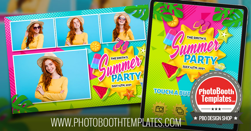 20210707 fun summer tropical themed photo booth templates 870x455 1