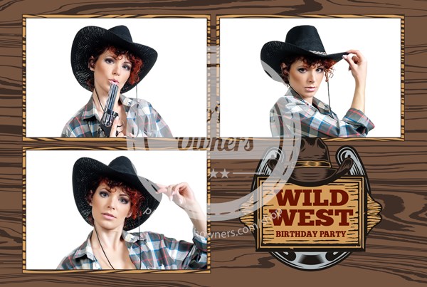 Wild Western Postcard