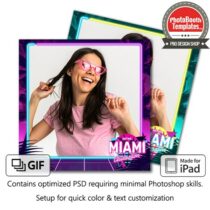 90's Miami Glam Square (iPad)