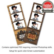 Wild Western 3-up Strips