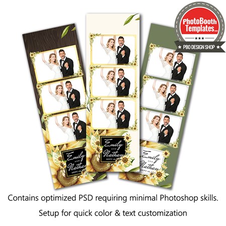 Splendid Sunflowers 3-up Strips