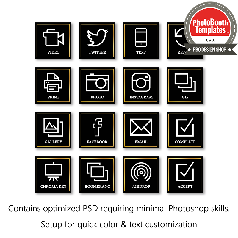 splendid sunflowers photo booth ui screen buttons