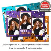 Spooktacular Halloween Celebration Postcard