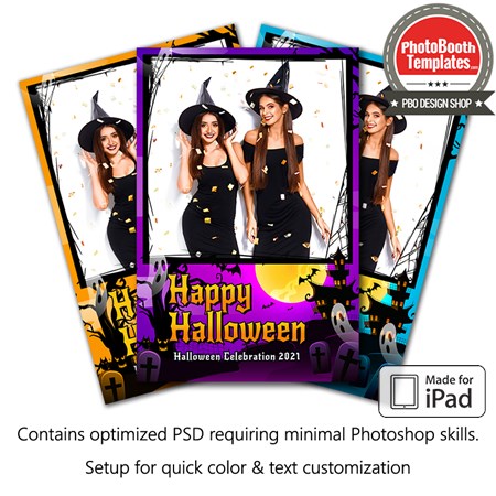 Haunting Halloween Portrait (iPad)