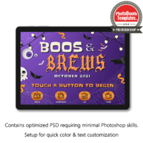 spooktacular halloween celebration photo booth welcome screen surface pro