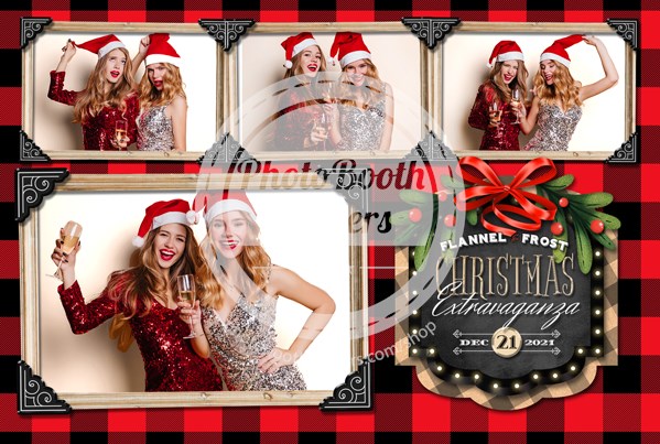 Holiday Buffalo Plaid Postcard