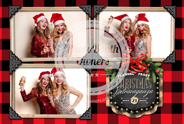 Holiday Buffalo Plaid Postcard