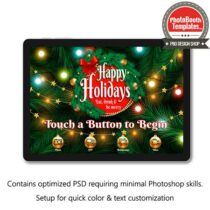 Festive Holiday Tree iPad Welcome Screens