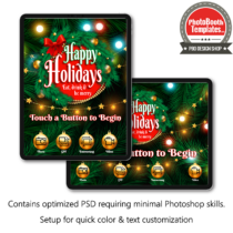 Festive Holiday Tree iPad Welcome Screens