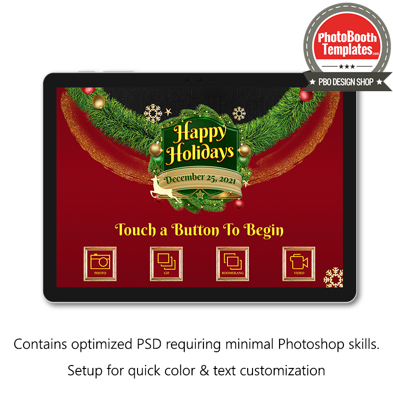 Holly Jolly Holiday PC Welcome Screens